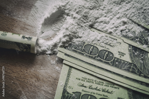 dollars and cocaine