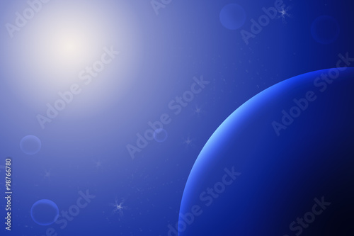 Abstract planet wallpaper