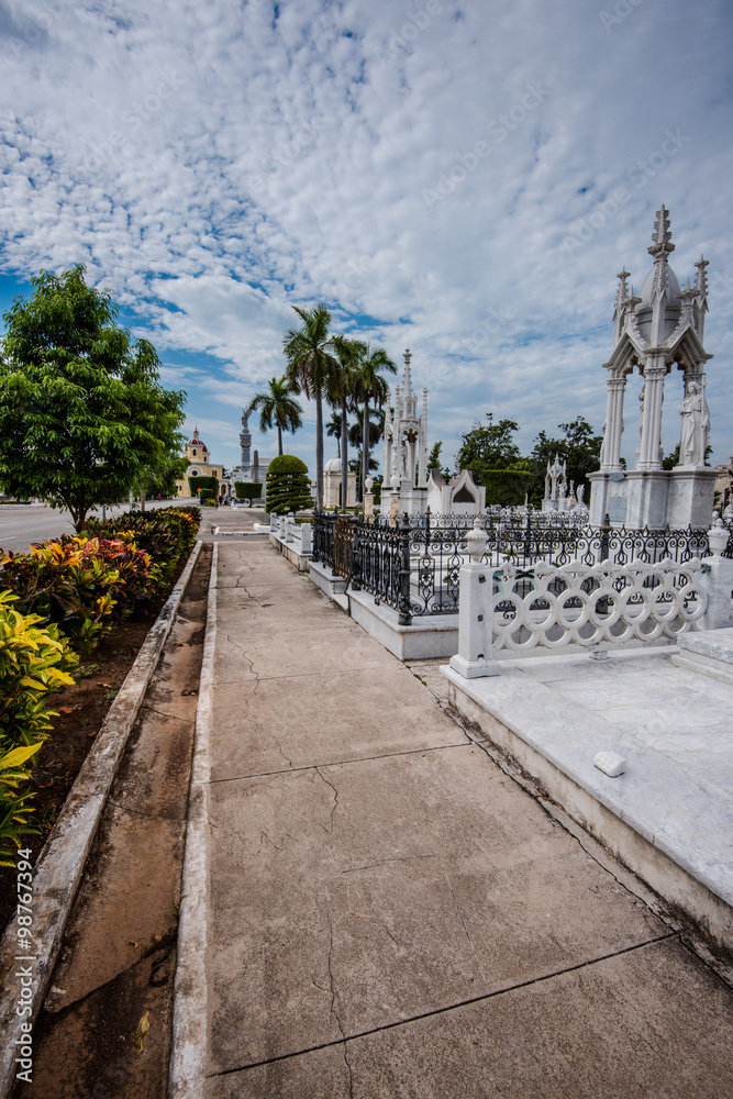 The Colon Cemetery in Havana Cuba.