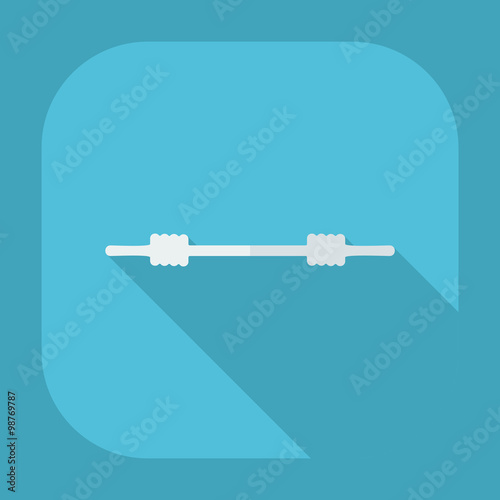Flat modern design with shadow icons marine rope