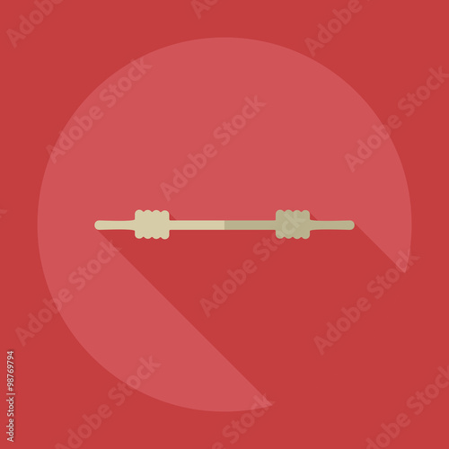 Flat modern design with shadow icons marine rope