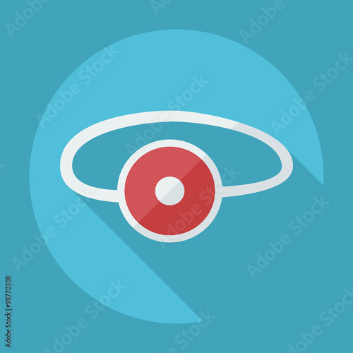 Flat modern design with shadow icon optics
