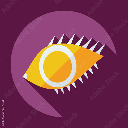 Flat modern design with shadow icon optics