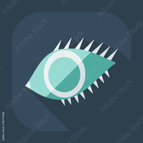 Flat modern design with shadow icon optics