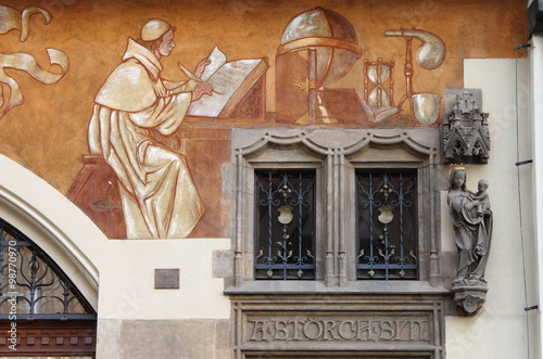 Frescoes in a Renaissance palace