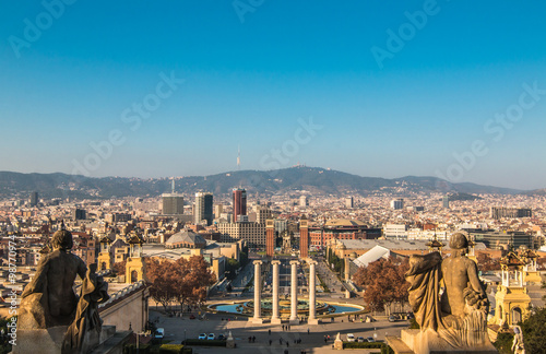 Panoramic View of Barcelona