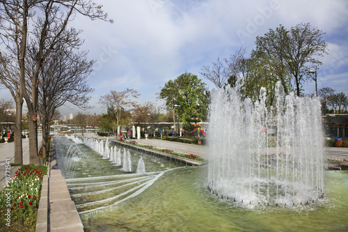 Genclik (Genchlik) park in Ankara. Turkey photo