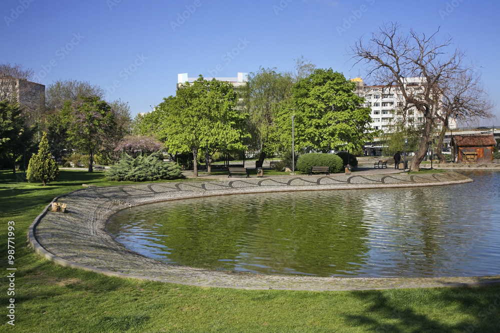 Abdi Ipekci Park in Ankara. Turkey Abdi Ipekci Park in Ankara. Turkey