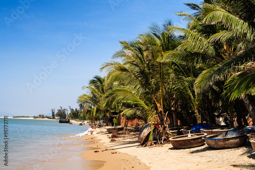 La Gi   Ke Ga beach  Binh Thuan  Vietnam.  The beach are clean and primitive  this is the most favourite destination for visitors to Binh Thuan Province.
