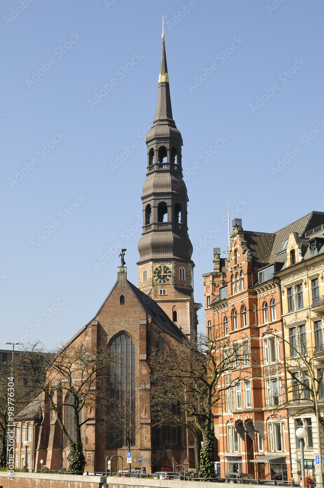 Obraz premium Speicherstadt, Hamburg, Hafen, Deutschland