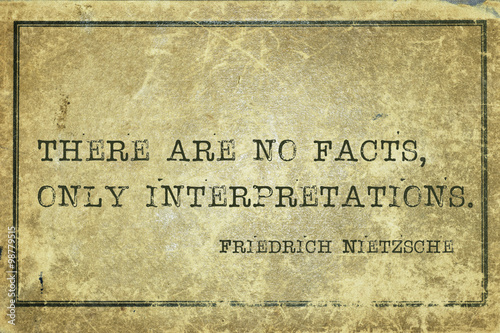 no facts Nietzsche photo