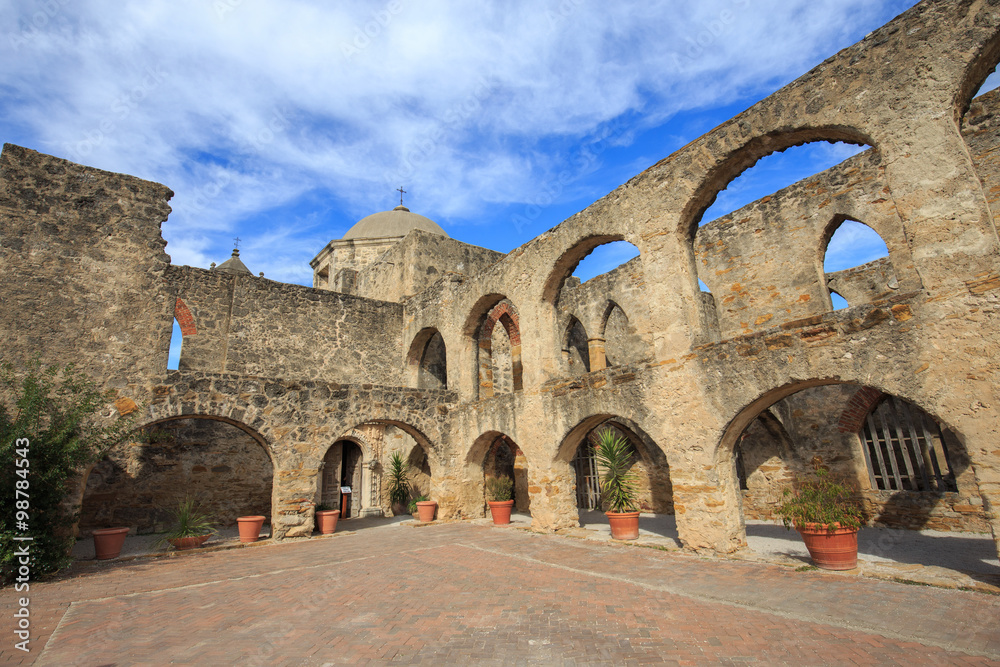 Fototapeta premium Mission San Jose, San Antonio.