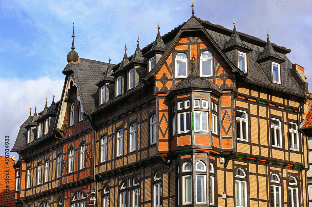 Nice fachwerk House on the Market Square in Wernigerode, Germany