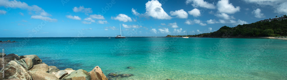 Friar's bay, Saint Martin, French West Indies