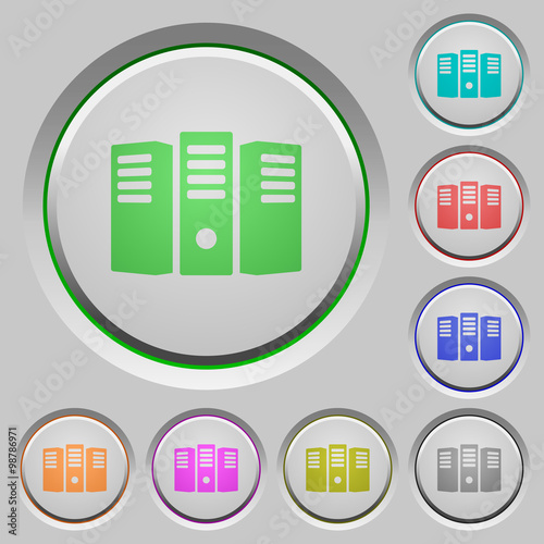 Server hosting push buttons