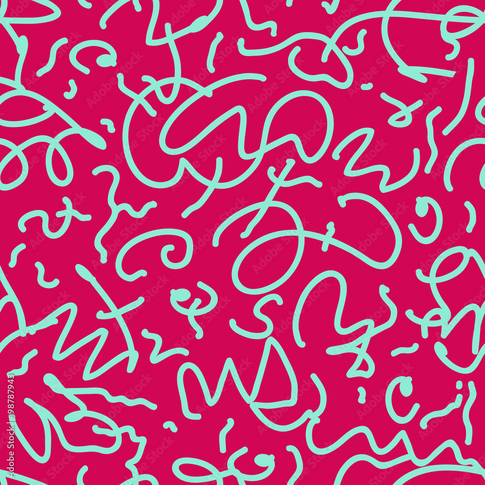 Seamless Doodle Pattern.
Seamlessly repeating ornamental wallpaper or textile pattern in bold colors, vector format. Seamless Doodle Pattern.
Seamlessly repeating ornamental wallpaper or textile pattern in bold colors, vector format.