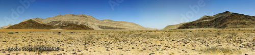 Panoramic Desert Landscape in Namibia
