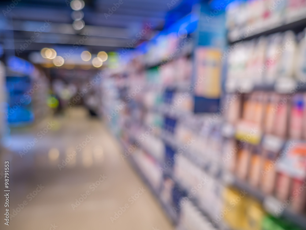 Blur background of people in supermarket Blur background of people in supermarket