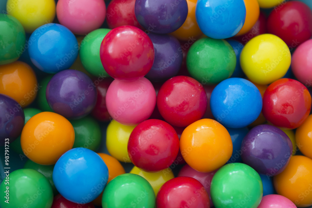 This is a closeup photograph of Gumballs This is a closeup photograph of Gumballs
