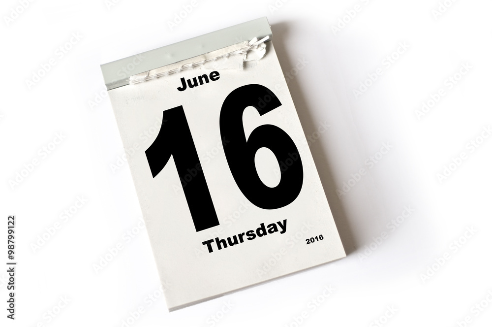 16. June 2016 16. June 2016