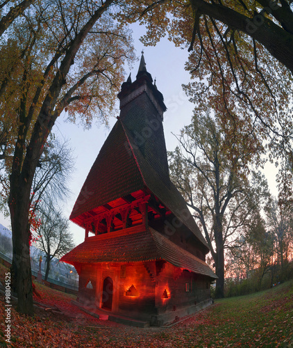 Unique wooden churches photo