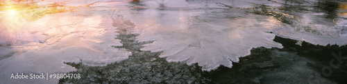 Lace ice frozen © panaramka