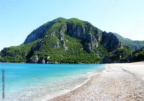 beach landscape olumpos turkey © Anastasia Tsarskaya