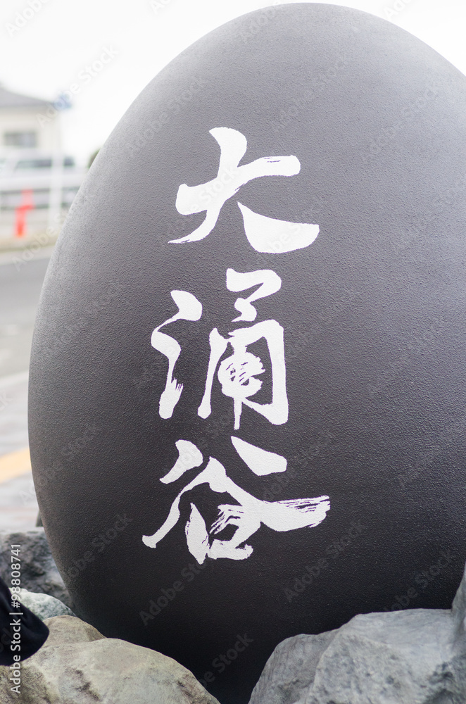 Fototapeta premium Hakone owakudani,kanagawa,japan（箱根・大涌谷）