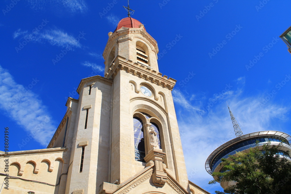 Fototapeta premium Eglise à Palavas les Flots, France