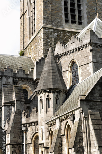 Photography Detail of Christ Church Cathedral in Dublin, Ireland