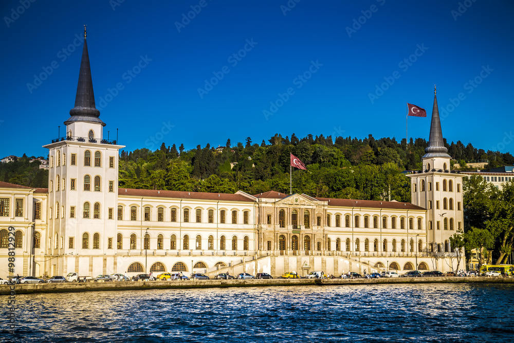 Old mansion on Marmara sea in Istanbul
