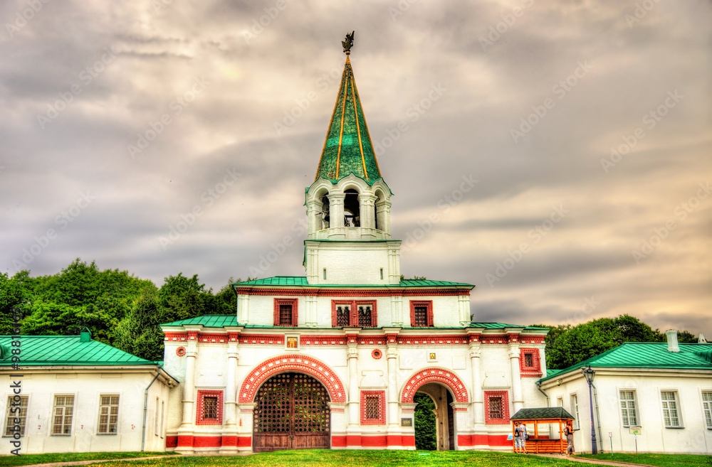 Obraz premium The front gate of Kolomenskoye - Moscow, Russia