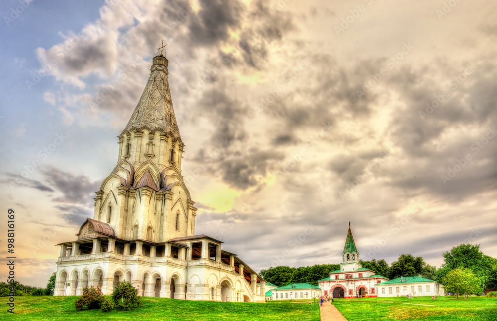 Church of the Ascension in Kolomenskoye, a world heritage site i