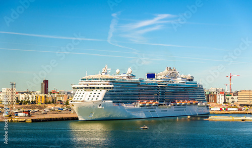 Cruise ship in Port of Helsinki - Finland