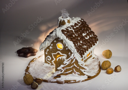 Gingerbread Christmas house.