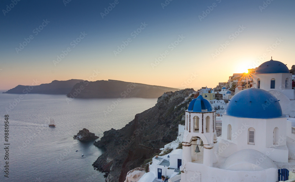 Obraz premium Santorini w grecji
