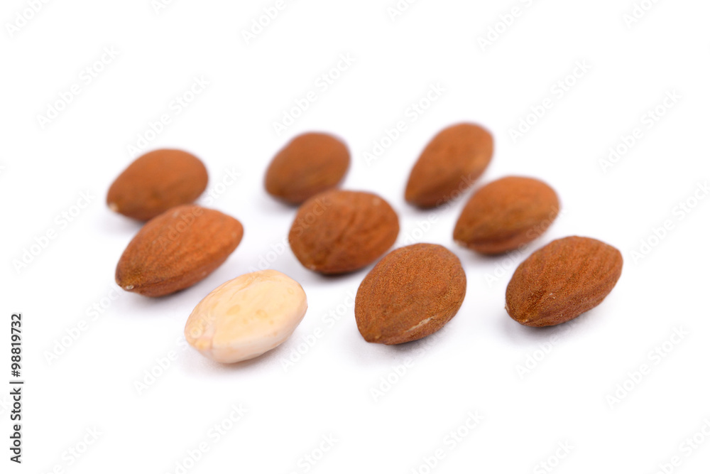 ordered almonds ordered almonds
