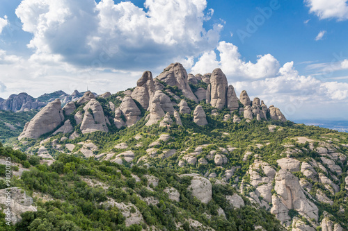 Montains Montserrat, Catalonia, Spain