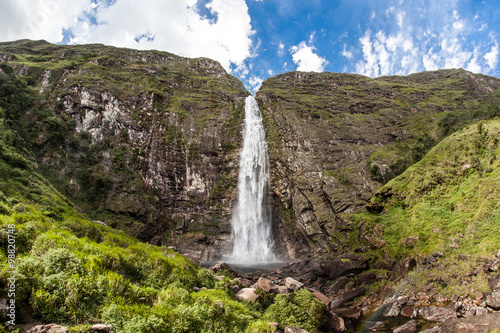 Casca D anta waterfalls - Serra da Canastra National Park - Mina