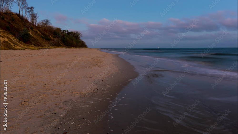 Sonnenaufgang an der Steilküste auf Insel Usedom, Stubbenfelde Sonnenaufgang an der Steilküste auf Insel Usedom, Stubbenfelde