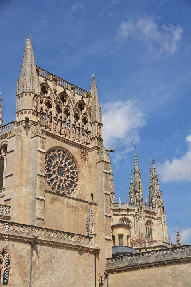 catedral gótica en la catedral de Burgos