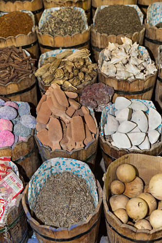 Artículos de higiene en bazar de Egipto. photo