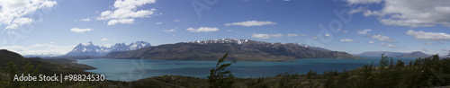 Emerald blue lake, Patagonia, Chile © karenfoleyphoto