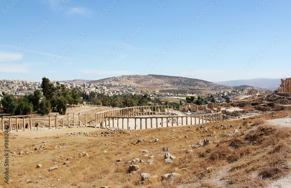Jerash - Kolonnade