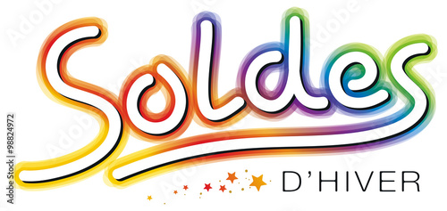 SOLDES HIVER FOND BLANC