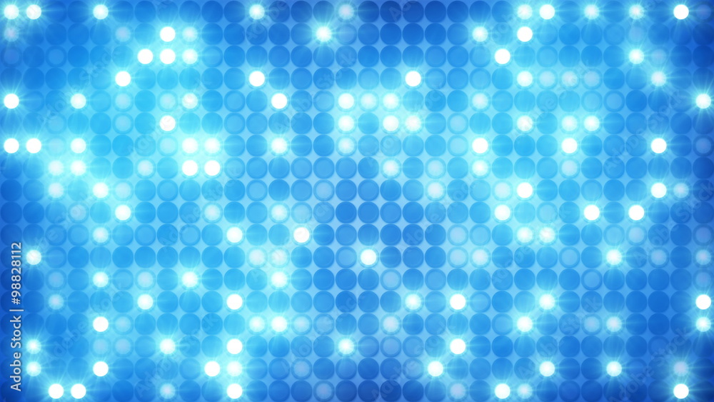 glittering blue mosaic disco wall loopable background 4k (4096x2304)
