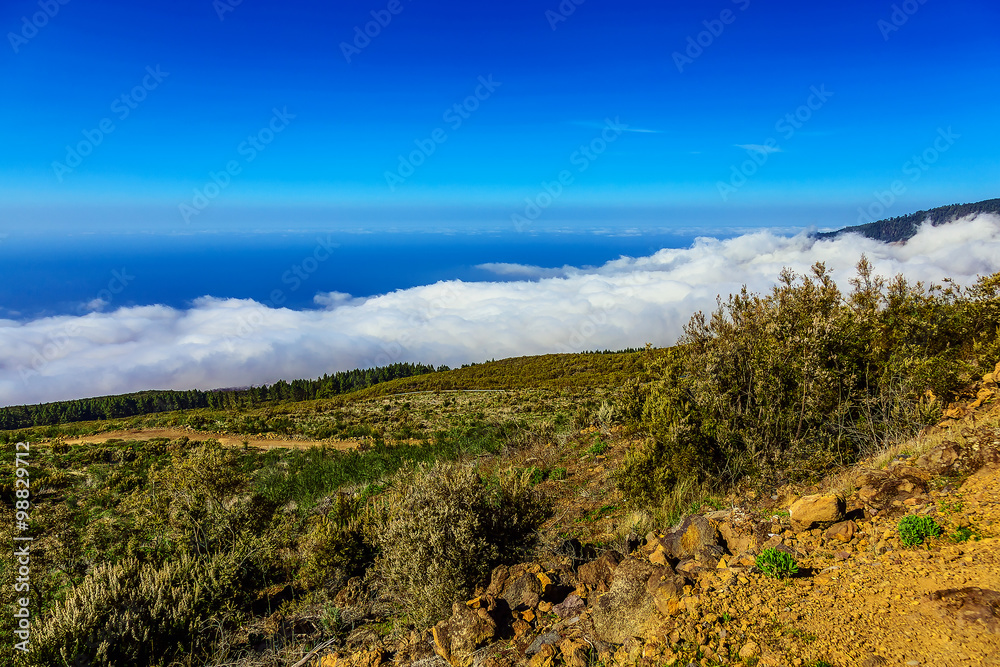 Landscape on Tenerife Island in Spain Landscape on Tenerife Island in Spain