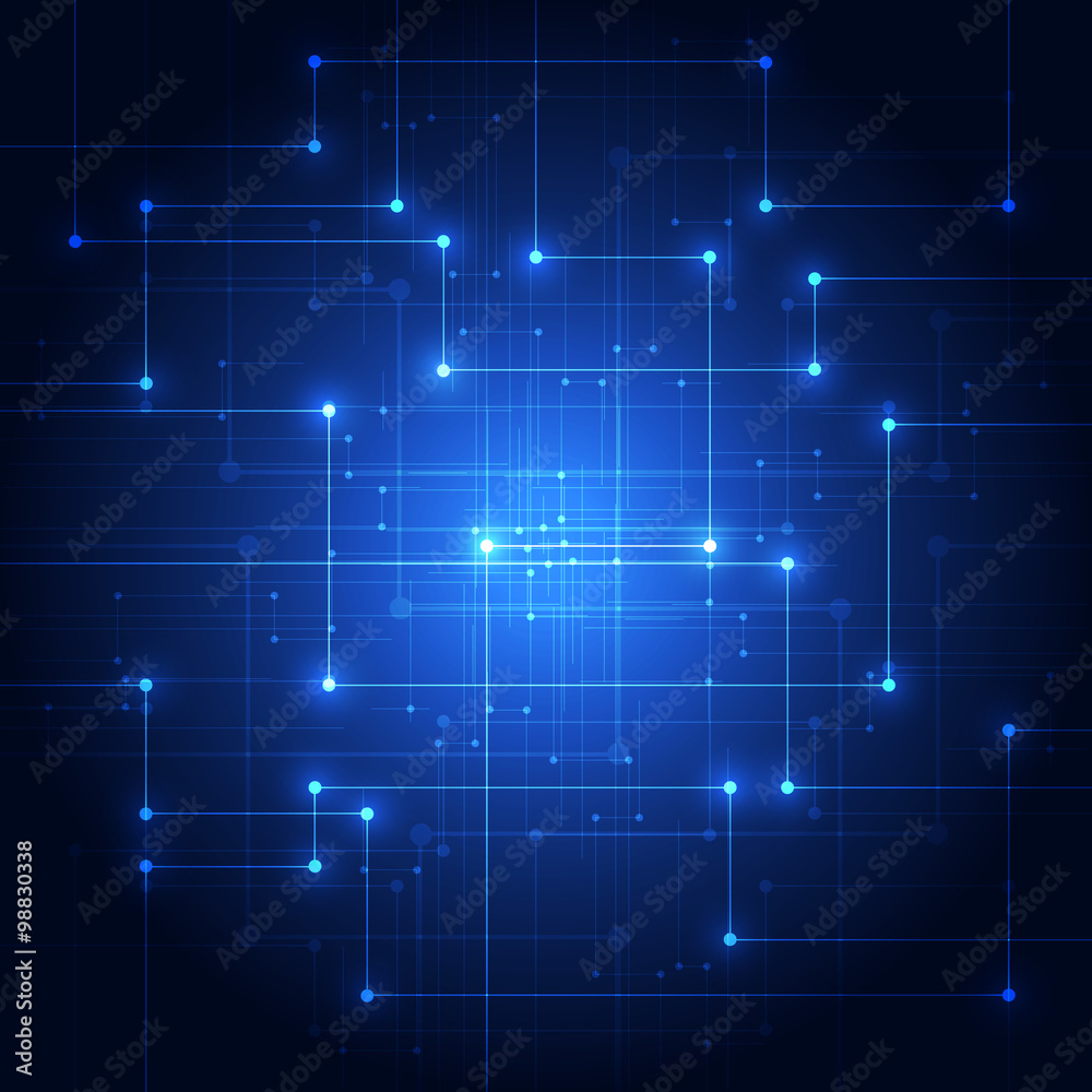 Abstract technology background. Illustration Vector