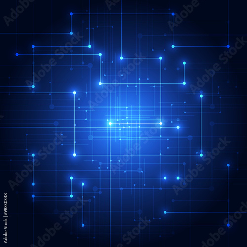 Abstract technology background. Illustration Vector