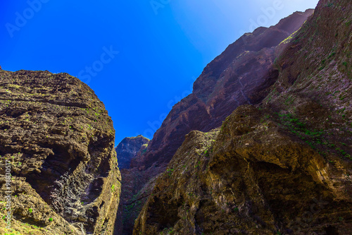 Rocky Mountains on Tenerife Island in Spain